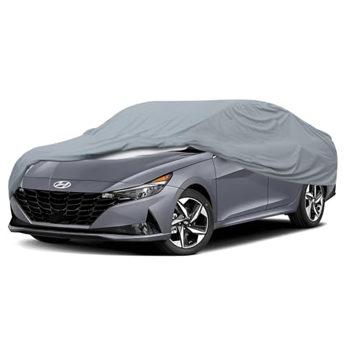 Image of Motor Trend OC443 4 Layer Series Outdoor Car Cover Custom Fit for Hyundai Elantra 2000-2018 All Weather Protect Waterproof
