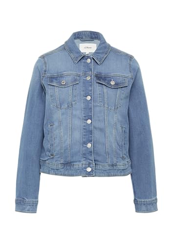 s.Oliver Jeansjacke mit Eingrifftaschen blau 46