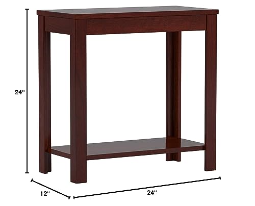 Crown Mark Pierce Chairside Table, Espresso