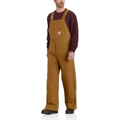 Carhartt Men's Insulated Duck Bib Overalls Cover