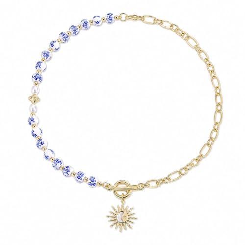 Collier perles colorées acrylique YANCHUN, l'accessoire bohème chic pour l'été