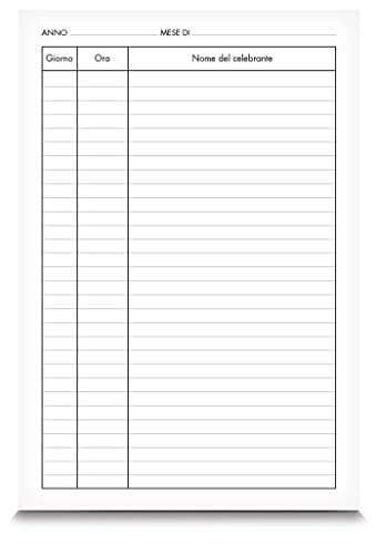 Registro Delle Messe - 3