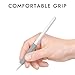 FAFALITHIC 4 Pack Silicone Grip Compatible with Apple Pencil 2nd Generation, Apple Pencil USB-C & Apple Pencil Pro Ergonomic iPencil Grip (White/Light Grey/Dark Grey/Black)