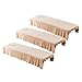 B Baosity 3X Drap de Lit Housse Spa Massage Traitement Table de Lit Drap Housse de Protection pour Tables de Massage 80x190cm