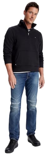 TOMMY HILFIGER Men's Iconic Flag Logo Quarter-Zip Sweatshirt Collection 20252