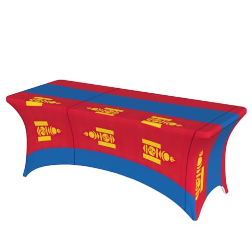 Nappe extensible rectangulaire 1m80 drapeau de la Mongolie EdWal - 2