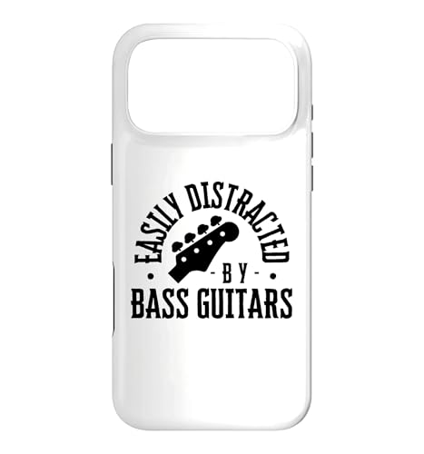 Easy Distracted By Bass Guitars �ʔ����x�[�X�v���[���[ �X�}�z�P�[�X iPhone 17 Pro Max �p