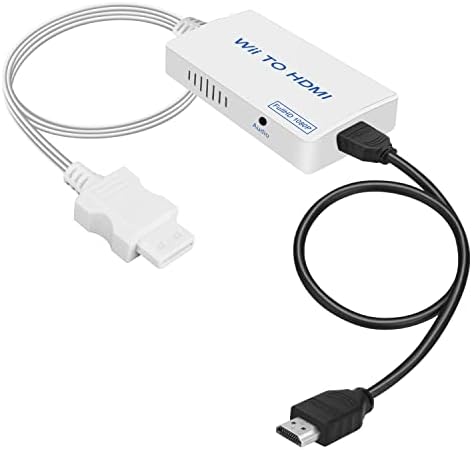 ESynic Wii To HDMI Converter,Convertisseur Wii Vers HDMI Adaptateur Wii Vers HDMI,Échelle Du