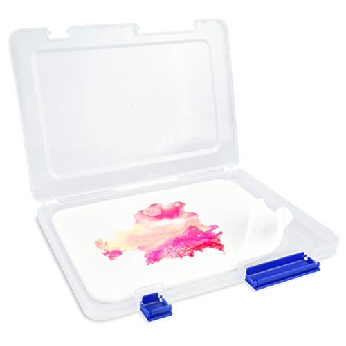 Jucoci Everlasting Wet Palette, Palette Box Keep Wet for Watercolor for Paint for Acrylic Paints