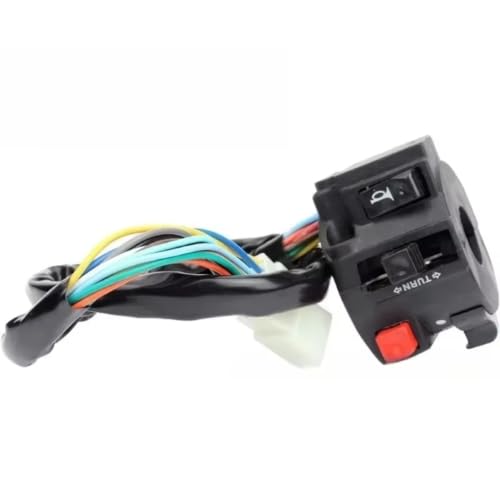 Interrupteur guidon moto pour commande clignotant et feux - 4