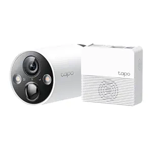 TP-Link Tapo C420S1 4MP Outdoor Smart Wire-Free Security Battery Camera System, Water & dust Proof, Compatible with Alexa & Google Home, 2K QHD, 180-Day Battery Life, 2 Way Audio, IP65, Night Vision