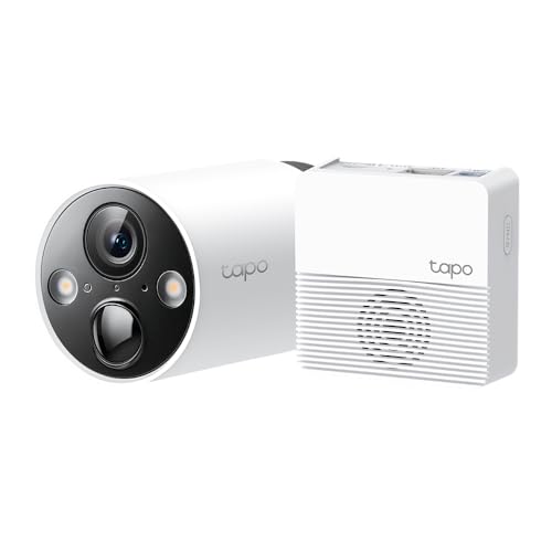 Tapo C420S1 4Mp Outdoor Smart Wire-Free Security Battery Camera System,Water & Dust Proof,Compatible with Alexa & Google Home,2K Qhd,180-Day Battery Life,2 Way Audio,Ip65,Night Vision