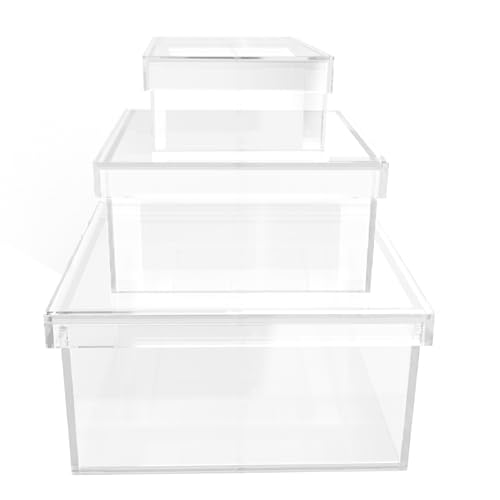 Acrylic Box with Lid, Buffet Risers, Square Cubes, Dessert Table ...