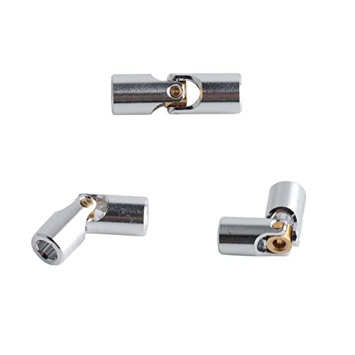 Sparkleiot 10 Stück Metall Universalgelenk 3L Neue verbesserte Aluminiumlegierung kompatibel mit Legoeds Bricks MOC Power Functions 61903 Schaftkupplung 62520
