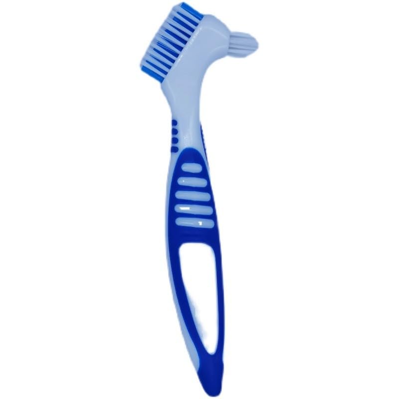 Denture Cleaner Brush Dental Retainer Cleaning (Blue)