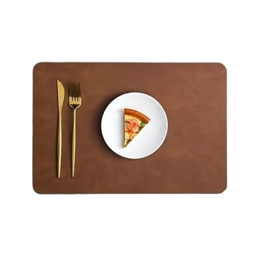 4pcs, Leather Placemats, Rectangular, Waterproof...