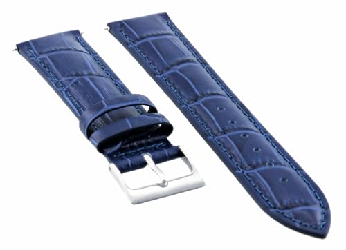 Ewatchparts 17-24mm Leather Watch Band Strap Compatible With Men's Movado Watch - Image 7