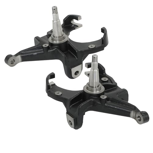 2.5 Inch Front Drop Spindle Drop Kit with 1.25 Inch Rotor Replacement for Chevy C10 2wd 1973-1987