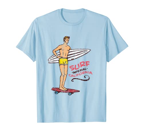 Imperial Beach, Surf Vintage Retro Tabla de surf 60s 70s 80s Camiseta