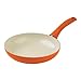 KUHN RIKON 31507 Colori Cucina - Padella in Ceramica a induzione, 28 cm, Colore: Arancione