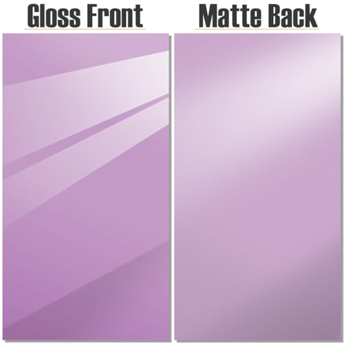 Image of 2pcs Pastel Cell Cast Acrylic Sheets Purplish Blue 1 /8inch (3mm) 7.87x11.8 200x300mm Glossy Matte Laserable Plexiglass Sheets Plasitc Board for Laser Cutting Engraving DIY Project