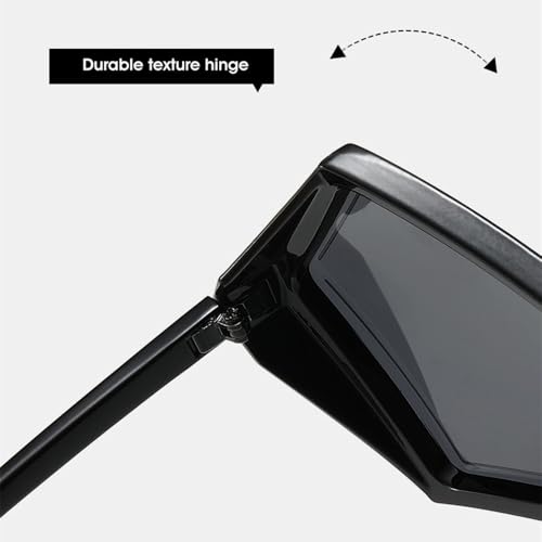Lunettes de soleil polygonales punk pour masquer la fatigue et protéger les yeux - 5