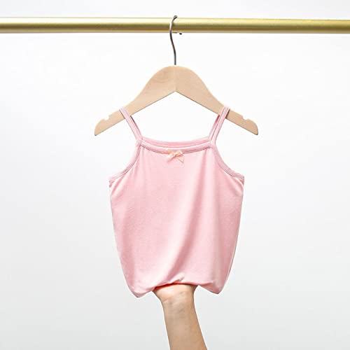 Girls Dance Tank Top Racerback Crop Undershirts Top Sleeveless Dance Tops for Ballet Undershirts DancewearTees (Pink, 8-10 Years)2