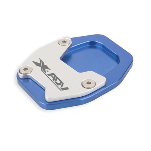 オートバイ CNC キックスタンドパッドに適合するホンダ X-ADV 750 2021 2022 2023 2024 2025 サイドスタンドスタンド延長引伸 補助(Blue)