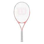 Wilson Envy XP Lite Tennis Racket, With Stop Shock Sleeves & Oversized Head, Hit With Power & Consistency, Colour: Coral, Grip Size: 2