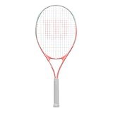 Wilson Envy XP Lite Tennisschläger, Mit Stop-Shock-Hülsen & übergroßem Kopf, Schlagen Sie mit Kraft & Konstanz, Farbe: Coral, Griffstärke: 2