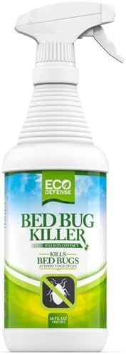 Eco Defense Bed Bug Killer - Bed Bug Spray & Dust Mite Spray - Na...