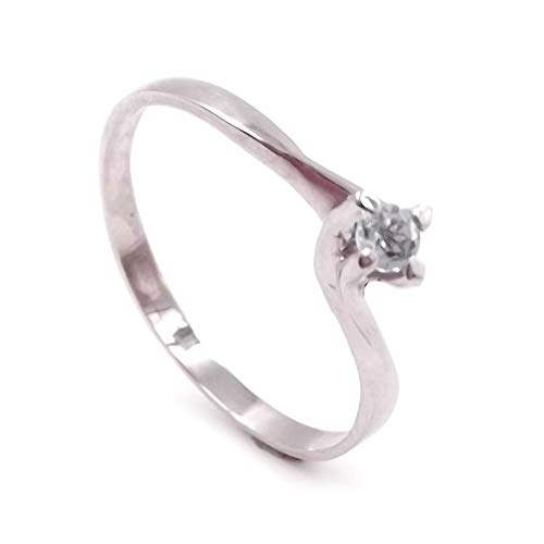 Bague solitaire topaze bleue argent 925 femme bijou argent fin