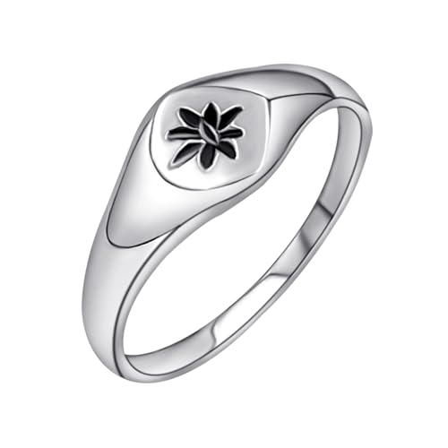 Chevalière Étoile du Nord Silverly - Bague Minimaliste Argent pour Vos Looks du Quotidien