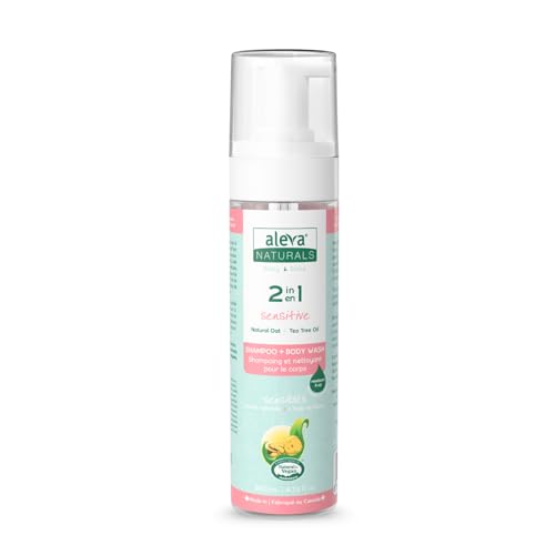 Aleva Naturals Hypoallergenic 2-in-1 Hair and Body Wash