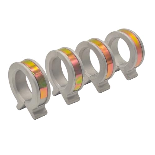 Cylinder Stroke Reducer, Fit Shaft Sizes 1-3/4 to 2 Inches, Hydraulic Cylinder Tools Stroke Control&Limit Clamp Kit for Hydraulic Cylinder Stroke Length Conversion with Thumb Tabs