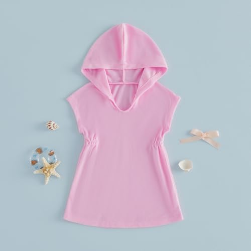 Image of Toddler Little Girl Swim Cover Up Beach Towel Coverup Bathing Suit Cover Ups Swimsuit Summer Baby Beach Essentials