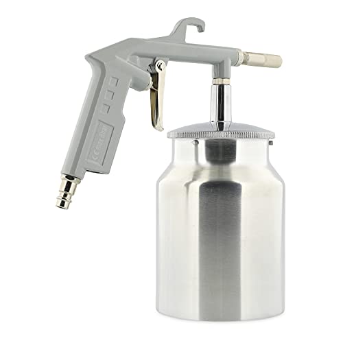 ABAC Sandstrahlpistole für Kompressor G-560A, Sandstrahlpistole mit 1L Sandbehälter, 6 mm Düse, max. Druck 8 Bar