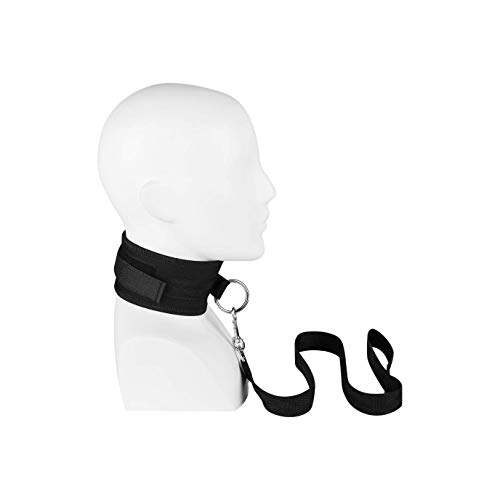 EIS Bondage Halsfessel | Größenverstellbar für erotische Fesselspiele | Dominanz und Unterwerfung | Mit Leine
