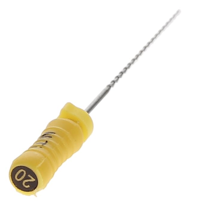 House Brand Dentistry 400420 HSB Hedstrom Endodontic Files NiTi 25mm #20 6/Pk