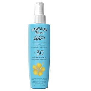 Hawaiian Tropic Island Sport Spritz Body, SPF 30 | Hawaiian Tropic Sunscreen SPF 30, Body Spritz, 153 mL
