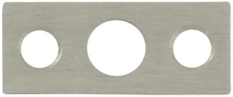 7 in. Flush Bolt Strike Plate (Set of 10) (Satin Nickel)