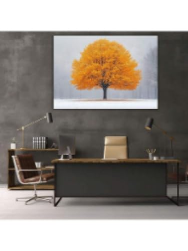 Toile murale arbre de vie coloré 50x70 impression art abstrait - 2
