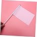 NAMOARLY Hand-Cranked Flags 24pcs White Waving Flag for Football Fans Races Clubs Celebrations