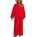 Teen Girls Fleece Sweatsuits Half Zipper Pullover Sweatshirts Baggy Wide Leg Sweatpants Set 2 Piece (Red, 12-13 Years)