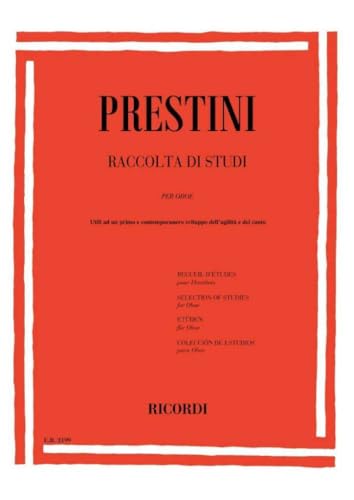 Raccolta Di Studi Per Oboe Utili Ad Un Primo E