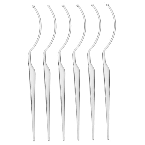 Cabilock Soporte Acrílico Transparente para Pestañas Postizas 6 Varillas Aplicador de Pestañas Portátil Compacto para Exhibir y Organizar Herramienta para Maquillaje y Tienda