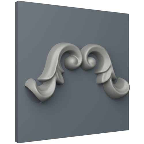 Moulure de panneau décorative PML04X04CL pour angles parfaits sans coupe - 6