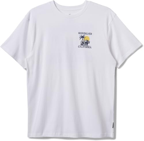 T-shirt graphique Quiksilver Ca Bear Set Mt0 au motif original