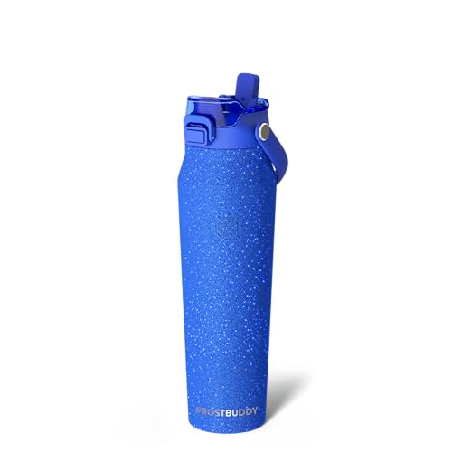 Frost Buddy 32oz Insulated Water Bottle with Straw & Chug Lid | Leak-Proof Stainless Steel | 24-Hours Cold | Sweat-Proof, Cup Holder Friendly | Ideal for Gym, Travel, Sports & Everyday Hydration