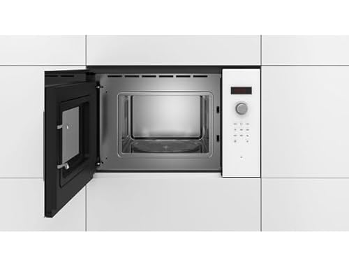 Bosch BFL523MW1F, Serie 4, Mikrowelle, Einbaugerät, Weiß